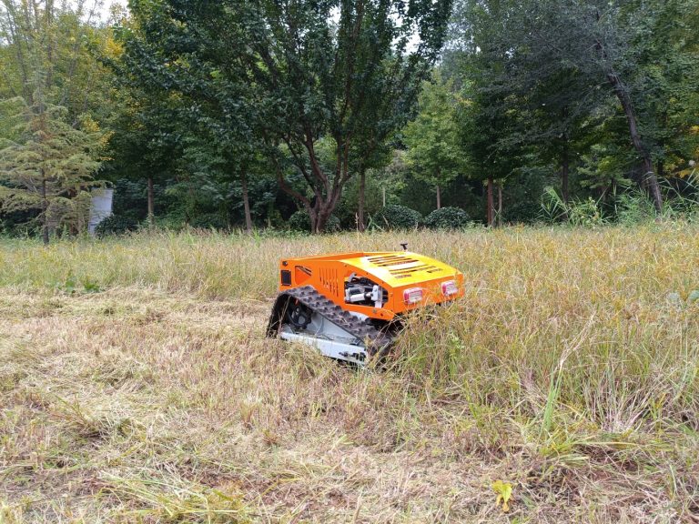 China made remote control mower with tracks low price for sale, chinese best slope mower remote