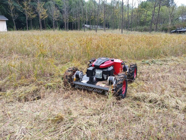 hybrid self-charging generator 200 meters long distance control radio controlled field brush mower