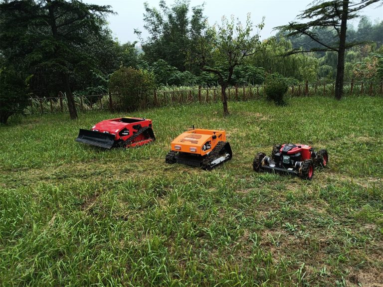 China made bush remote control low price for sale, chinese best remote control steep slope mower