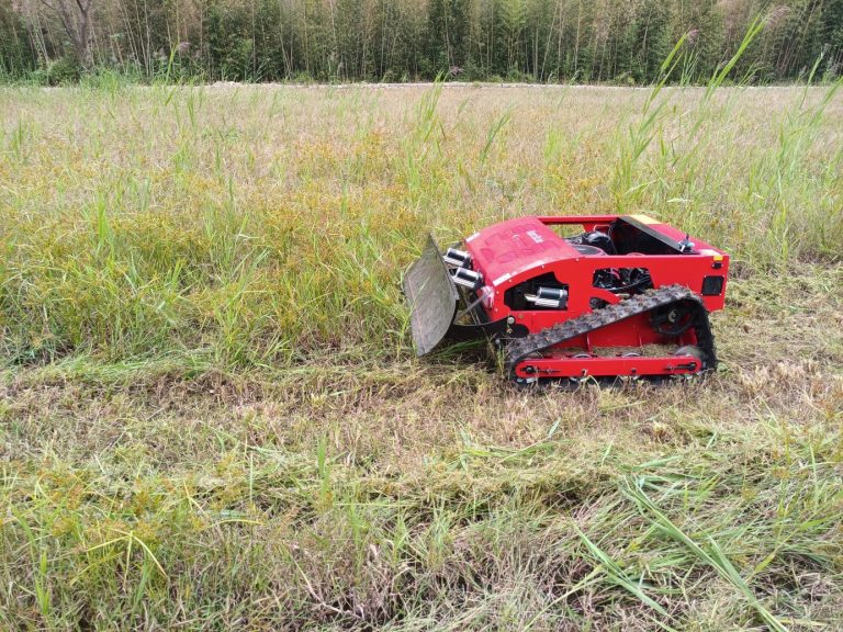 petrol time-saving and labor-saving cutting height 1-18 cm adjustable lawn mower with remote control