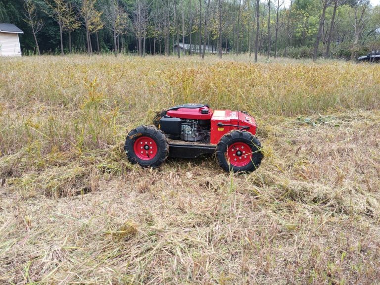 gasoline time-saving and labor-saving electric traction travel motor remote controlled grass trimmer