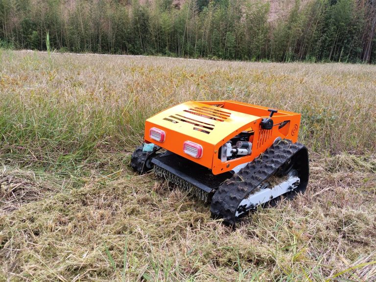 agricultural robotic gasoline remote control distance 200m radio controlled slope mower