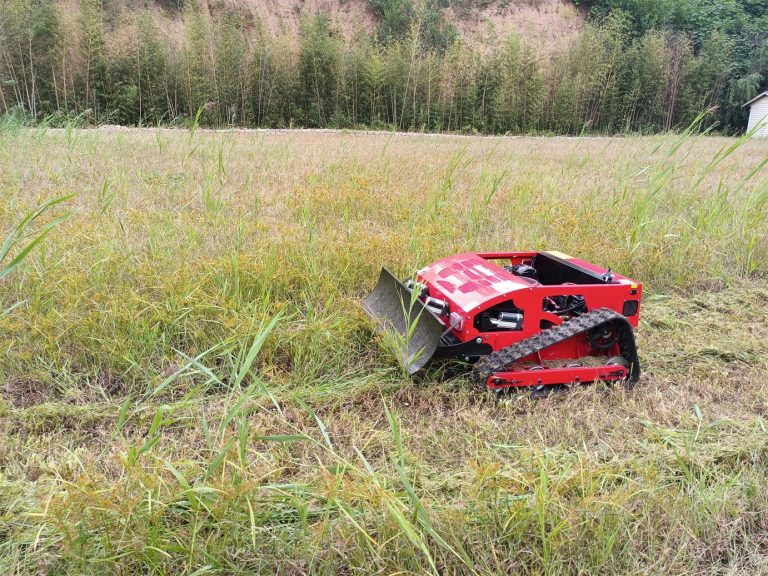 agricultural robotic gasoline adjustable mowing height remotely controlled bush trimmer