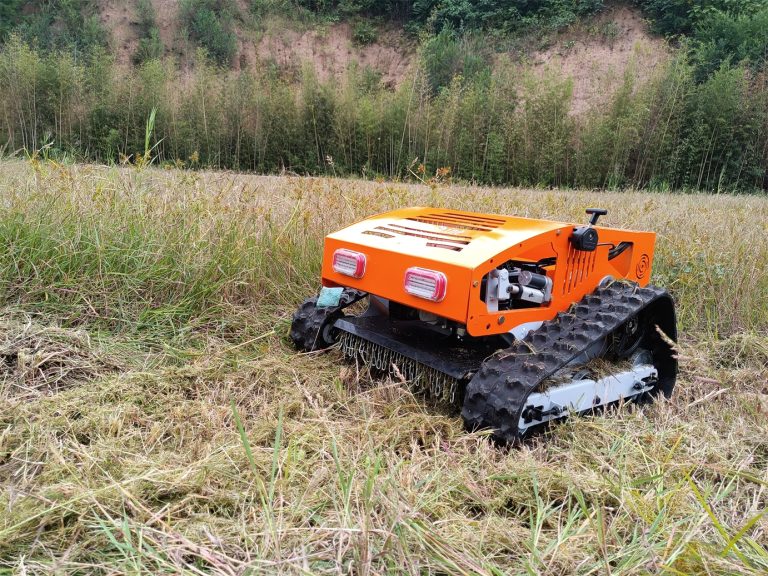 China made rcmower low price for sale, chinese best remote control slope mower with tracks