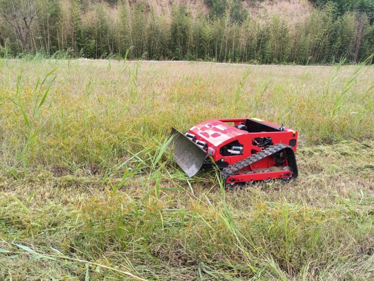 hybrid self charging battery self-charging battery powered remote controlled brush mower for slopes