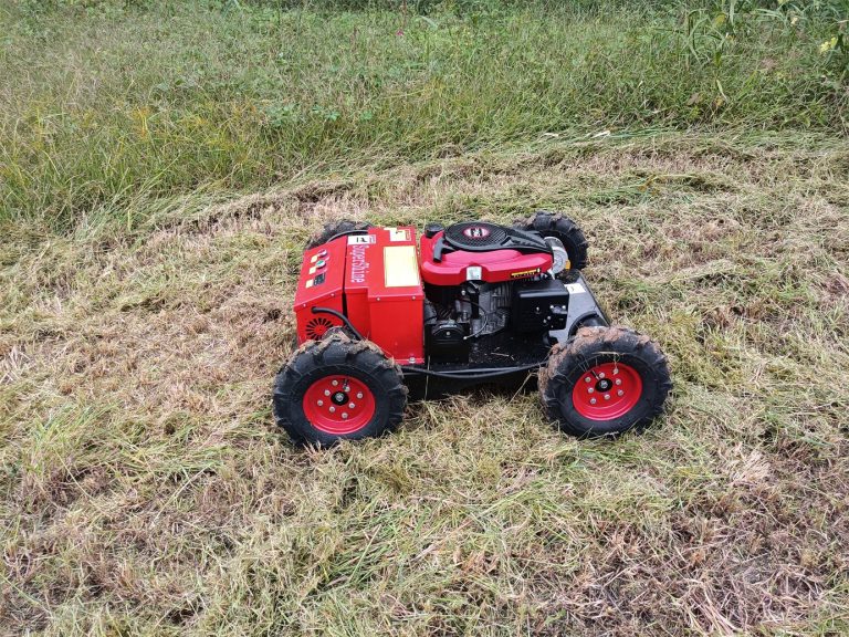 China made remote control tracked mower low price for sale, chinese best slope mower remote control