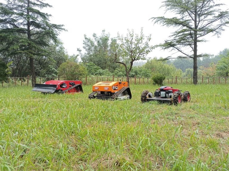 China made remote control hillside mower low price for sale, chinese best rechargeable brush cutter