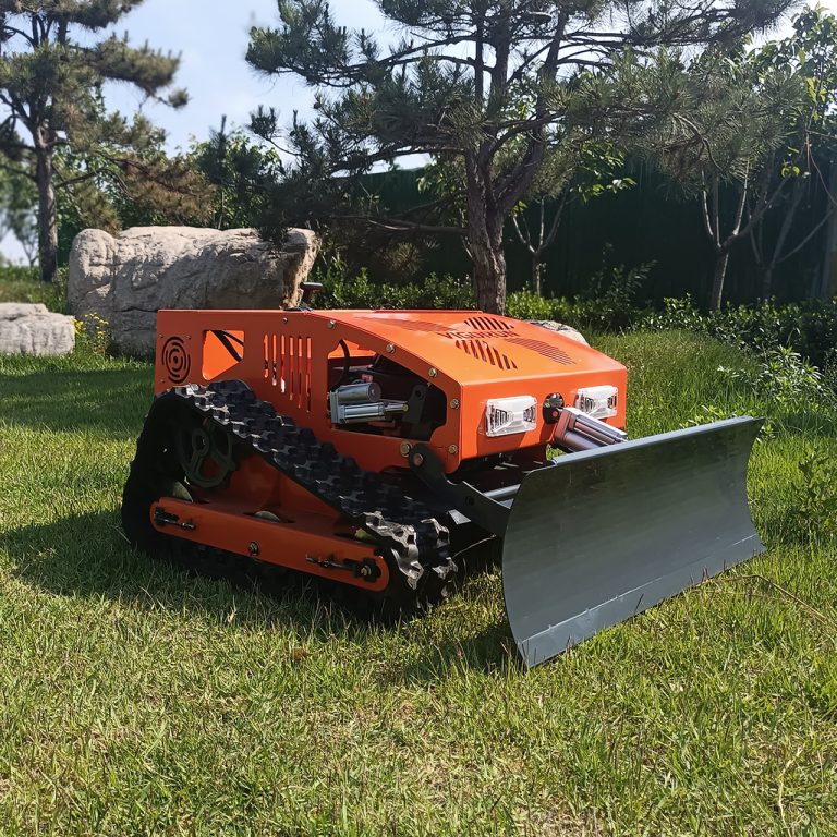 factory direct sales low wholesale price China front yard wireless mower with tracks