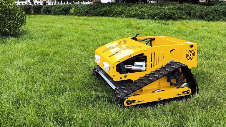 petrol cutting width 800mm all terrain wireless radio control weed crawler mower