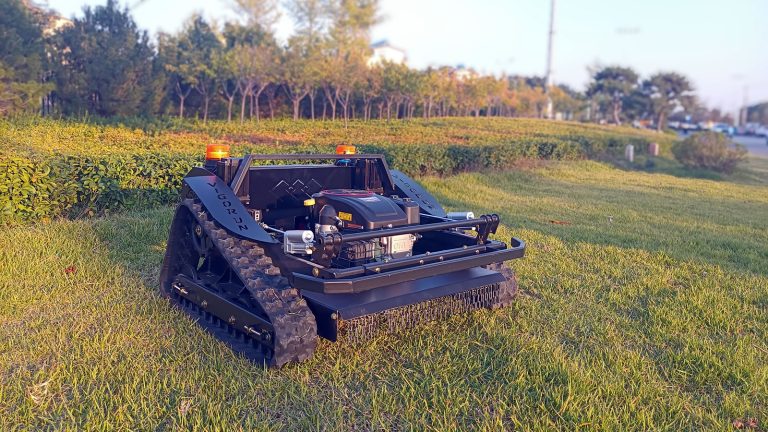 China made robotic brush mower low price for sale, chinese best rc mower price