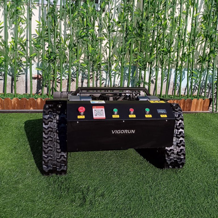 China made lawn mower robot low price for sale, chinese best remote control lawn mower