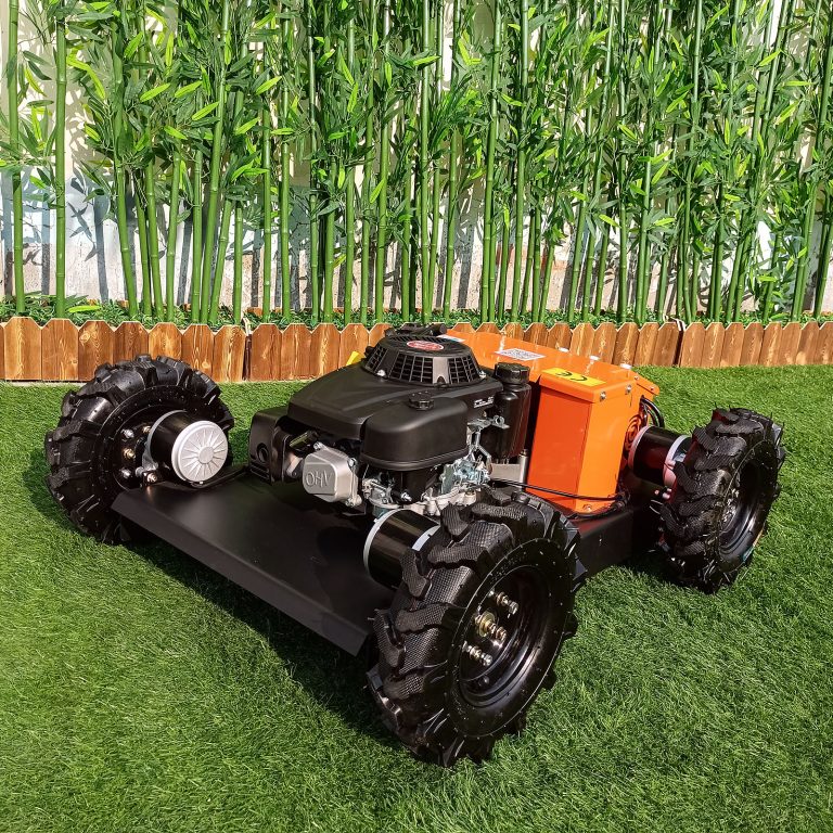 China made robot lawn mower with remote control low price for sale, chinese best remote controlled lawn mower