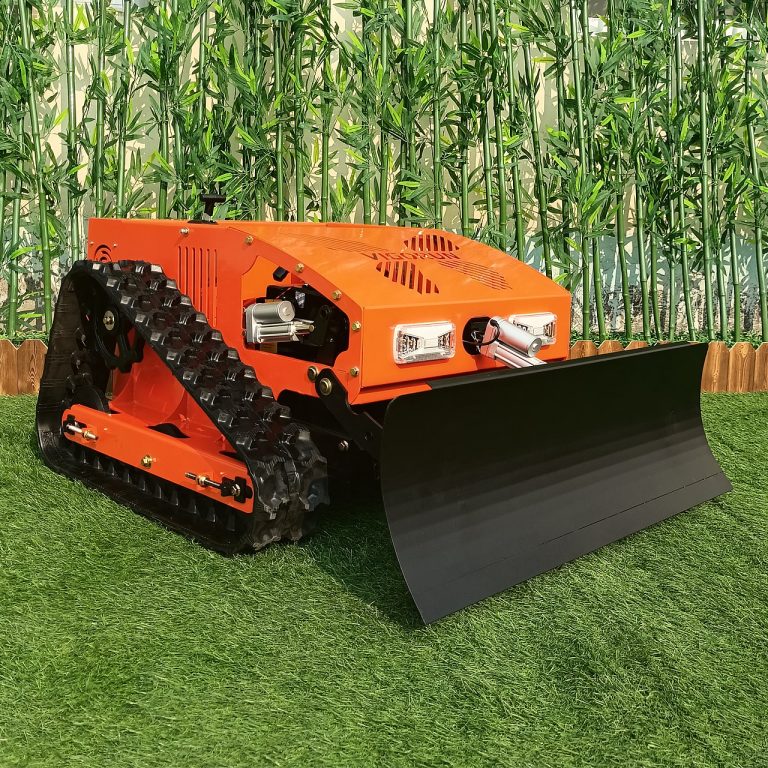 China made industrial remote control lawn mower low price, chinese best remote mower for hills