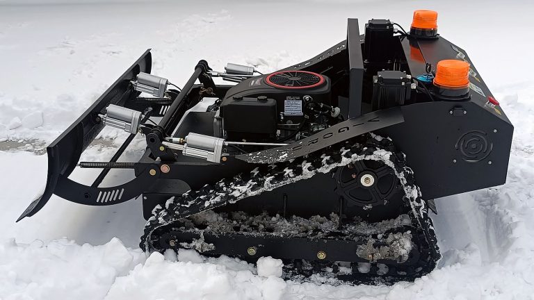 Remote control snow removal