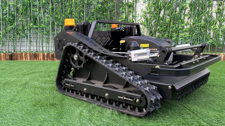 remote control rubber track slasher mower made in China manufacturer factory