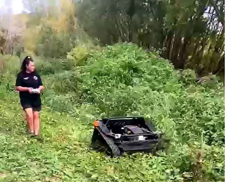 Vigorun slope mower in New Zealand